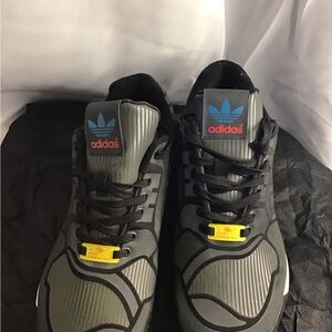 Adidas Black and Gray Athletic Shoes